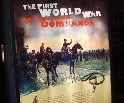 Fr. Gleeson as painted by Fortunina Matania . Part of Irish men in World War 1 Museum of Ireland . Picture Gerry Molumby