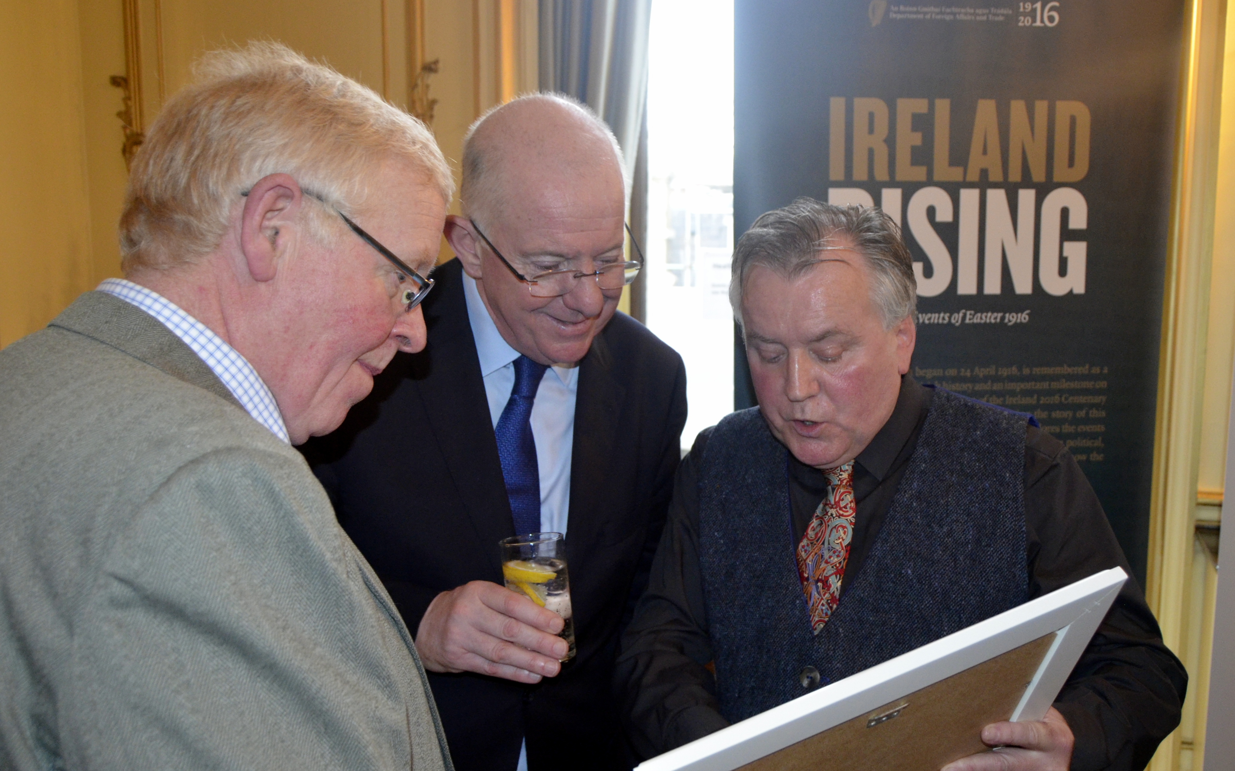 Minister Charlie Flanagan TD Wed 7th Dec 2016 at a reception on Easter Rising Commemorations (8).JPG