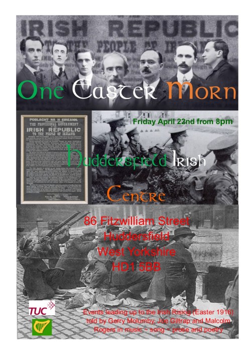 One Easter Morn poster Huddersfield Irish Centre.jpg
