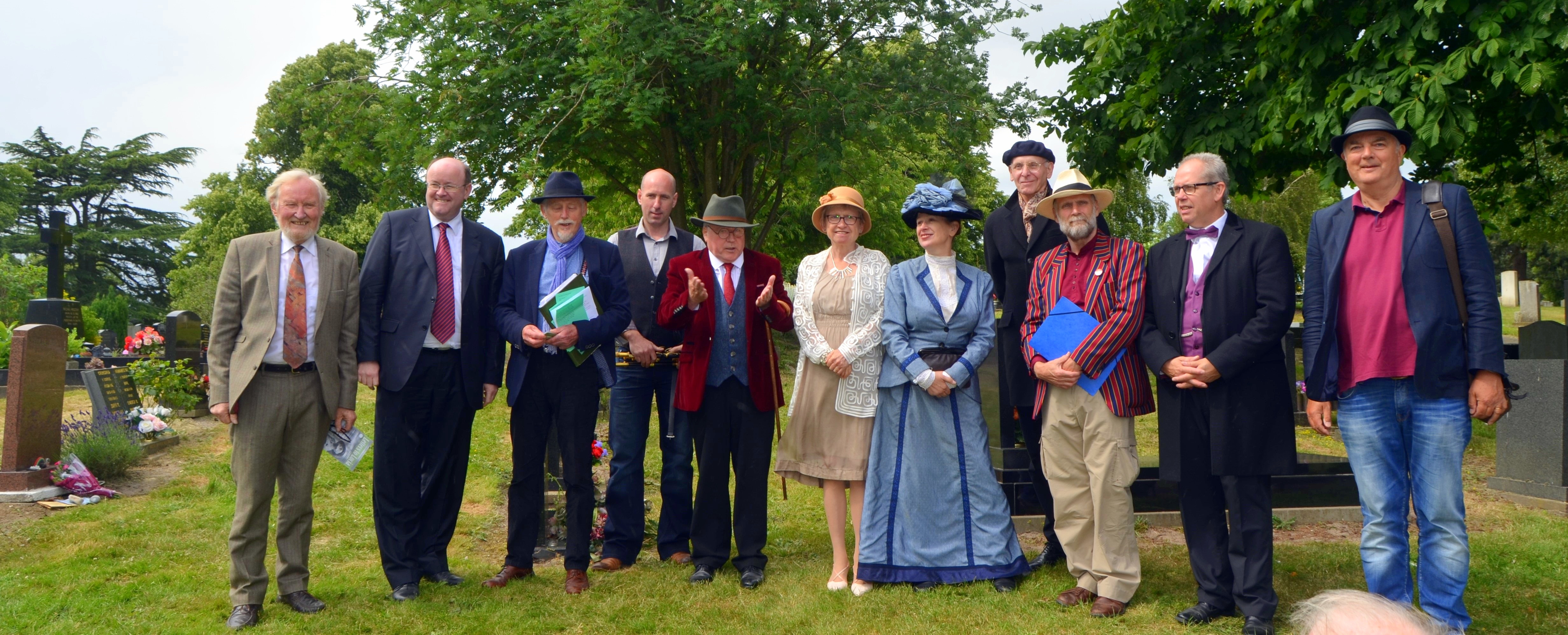 Cast Musicians Writer Director and VIP guests at Bloomsday Nothampton 2018 Cormac Molumby